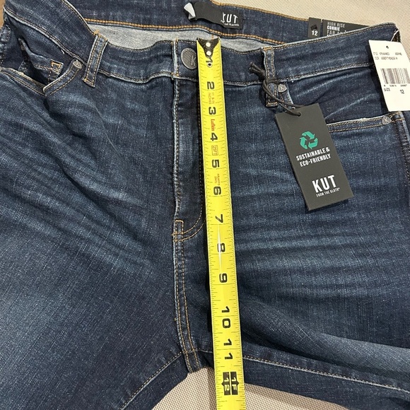 NWT Kut From the Kloth Jeans Connie High Rise Fab Ab Ankle Skinny Size 12 - Picture 8 of 15